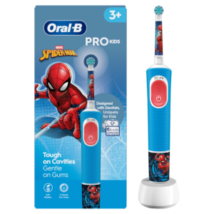 Oral-b braun vitality pro kids Человек-Паук / spider-man Детская электрическая зубная щетка d103.413.2k