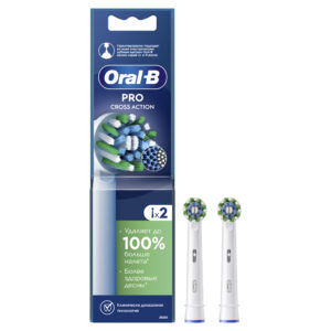 Oral-b braun pro cross action 4 шт. Насадки для электрических зубных щеток eb50rx-4