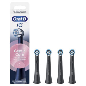 Oral-b braun io series gentle care black 4 шт. Насадки для электрических зубных щеток