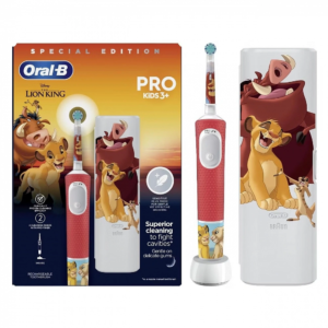 Oral-b braun vitality pro kids Король Лев / the lion king Детская электрическая зубная щетка d103.413.2kx